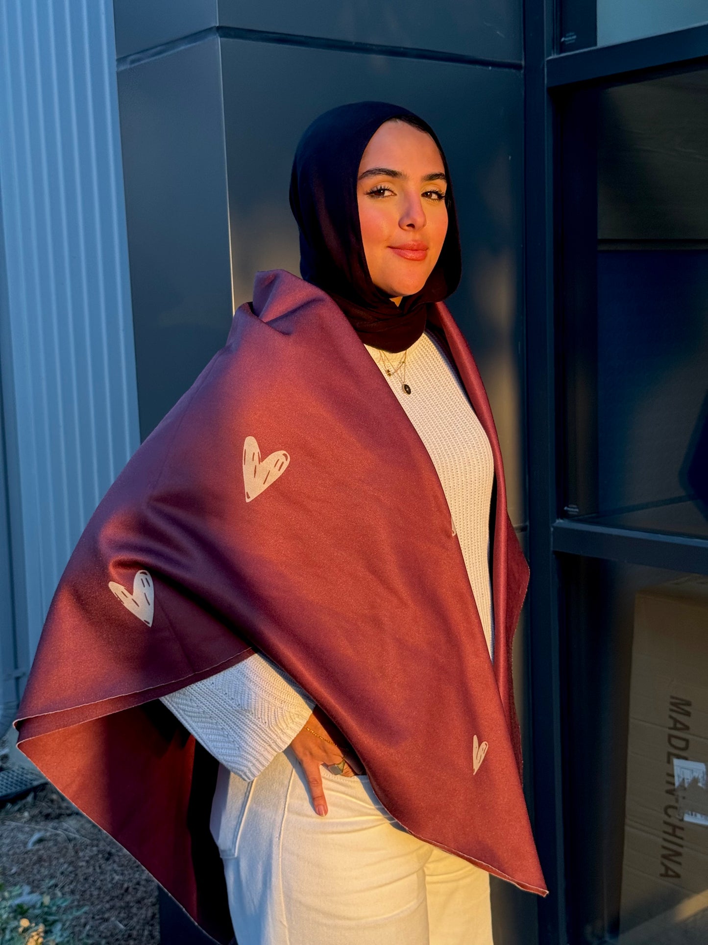 Pomegranate Silk scarf