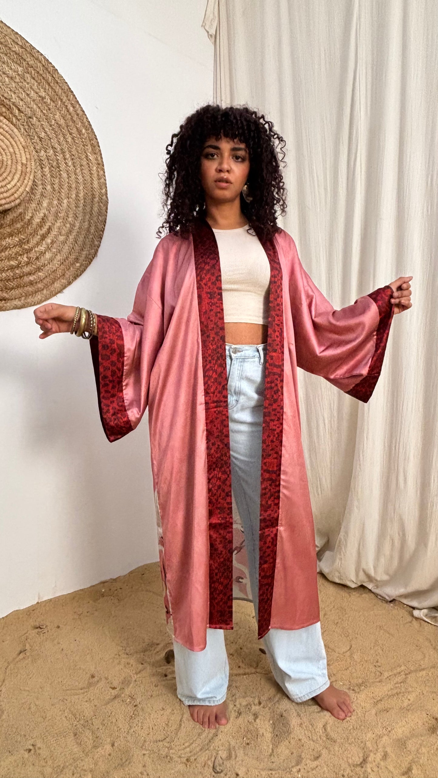 Crane Kimono