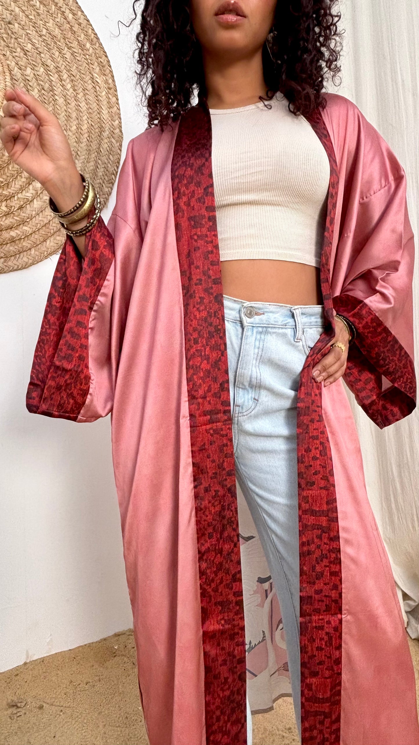 Crane Kimono