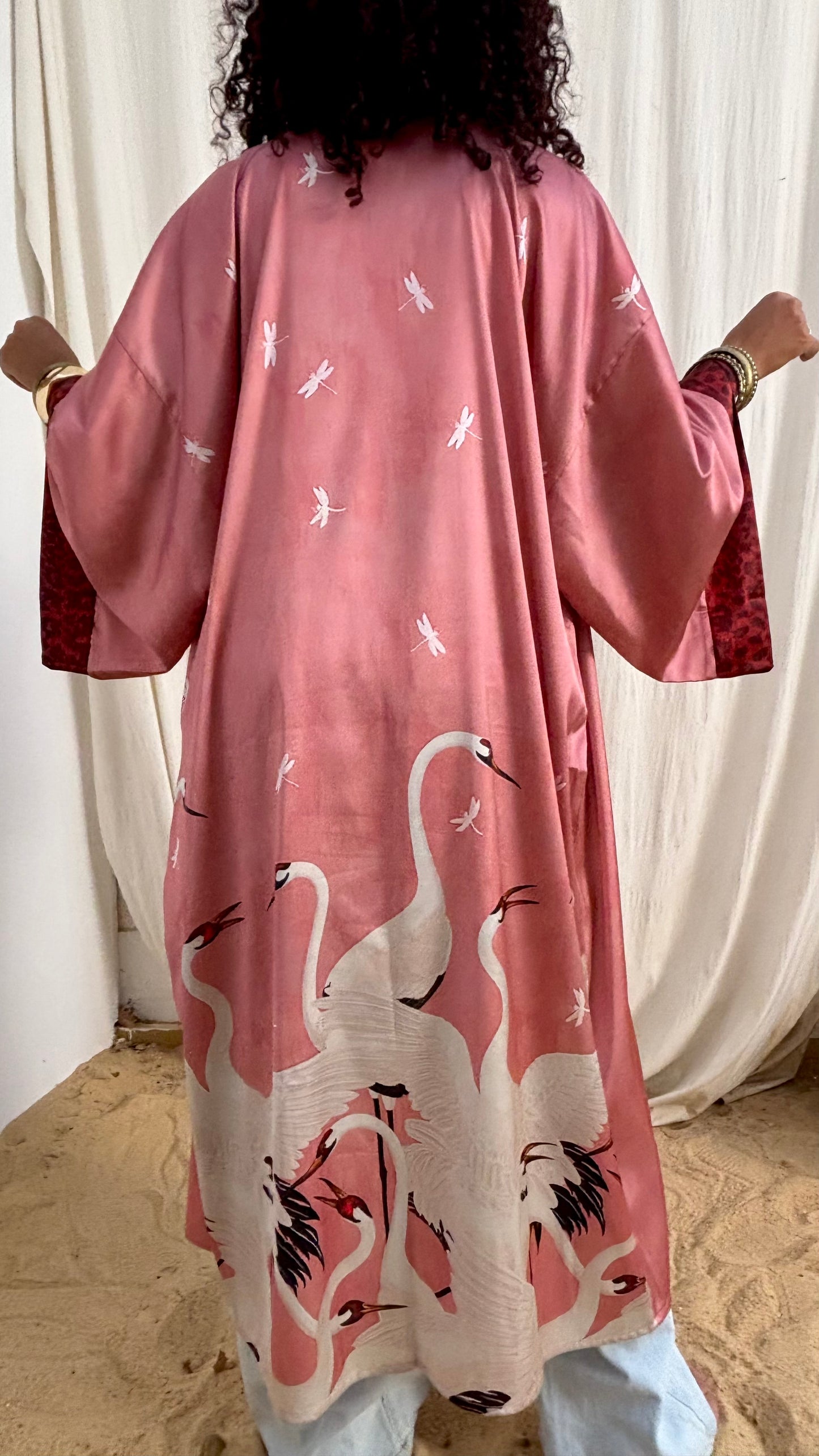 Crane Kimono